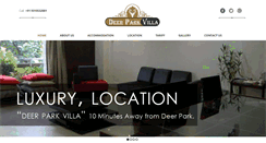 Desktop Screenshot of deerparkvilla.in